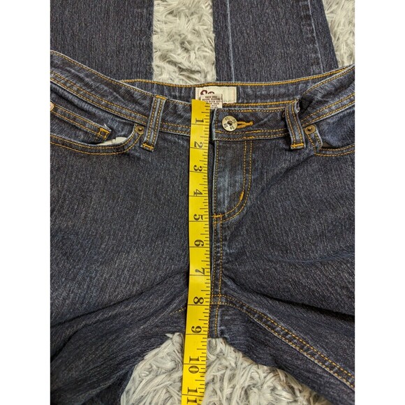 SO Women Jeans Juniors Size 7 Low Rise Skinny Denim Stretch Measures‎ 30x32 - Picture 6 of 11